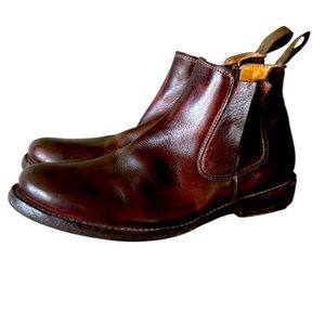 Bed Stu - Cobler Series Men's Leather Boots - Ankle Teak Rustic Washed 8.5